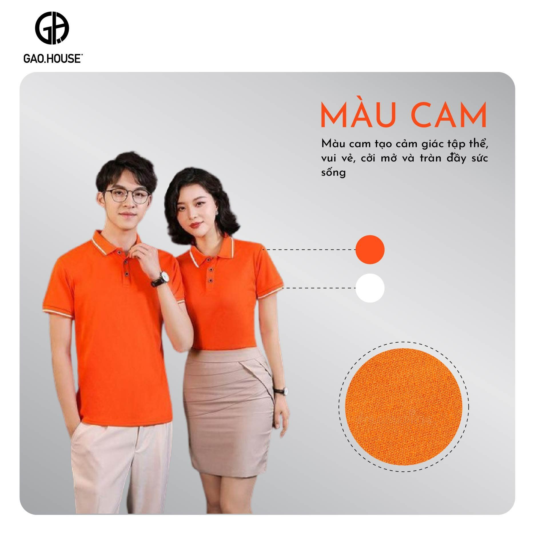 Áo đồng phục màu cam: chắp cánh cho các thương hiệu Việt