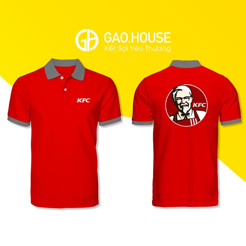 Áo phông đồng phục KFC XNH001 - Gạo House