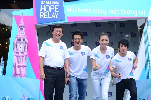 Áo thun đồng phục sự kiện Samsung Hope Relay