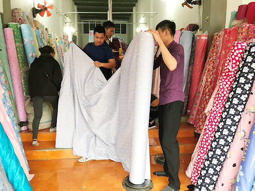 Chợ vải là nơi bán các loại vải thun gân đẹp, chất lượng