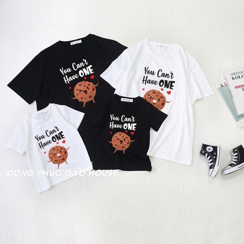 Áo đồng phục gia đình đi biển in hình slogan