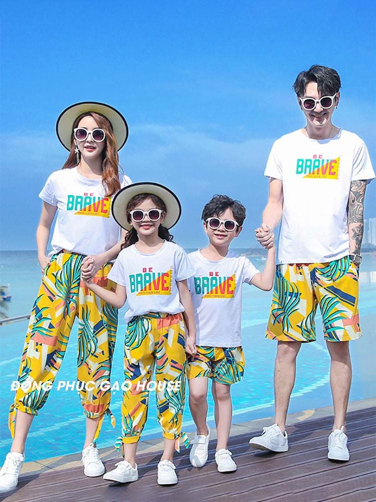 Mua áo gia đình đi biển của Gạo House để đảm bảo chất lượng và giá cả
