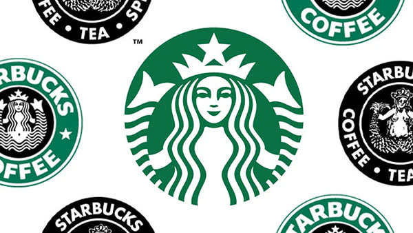 Logo thiết kế trên áo đồng phục Starbucks