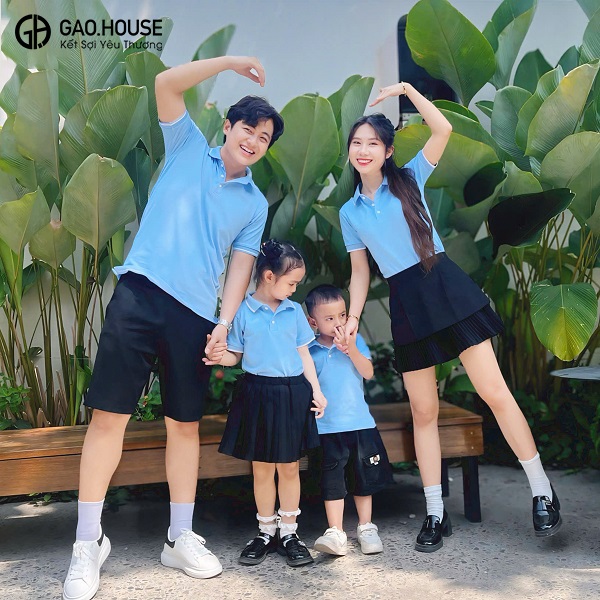 Phối áo cổ bẻ với quần short