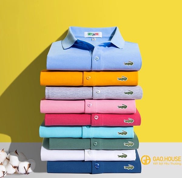 lacoste may đồng phục mẫu giáo