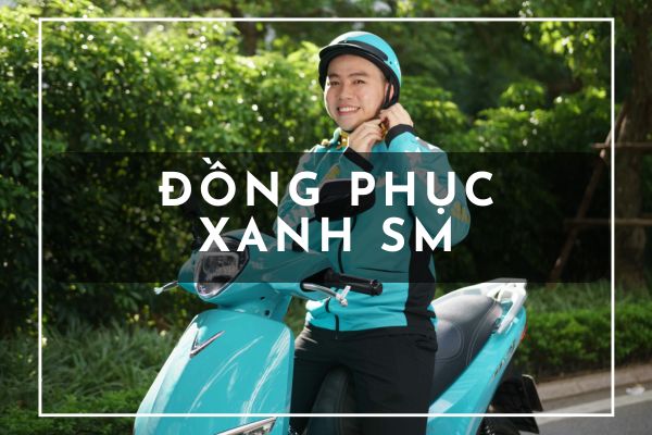 đồng phục xanh sm