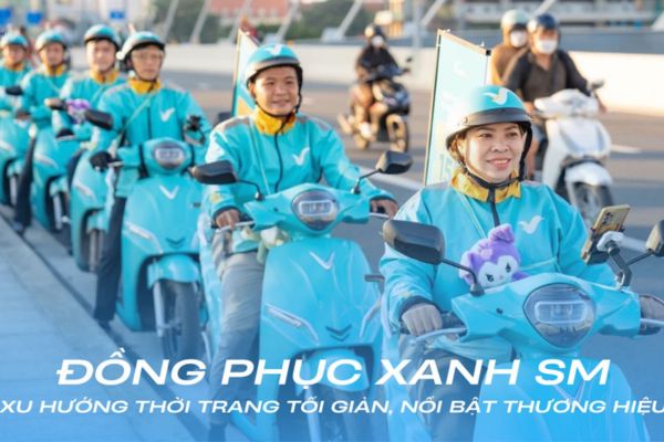 đồng phục xanh sm