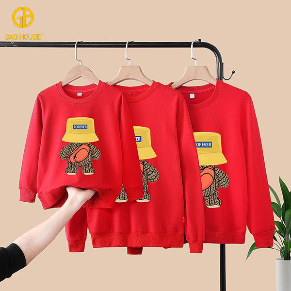 áo đồng phục gia đình mùa đồng tại hưng yên 