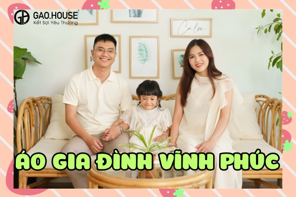 áo gia đình Vĩnh Phúc đẹp
