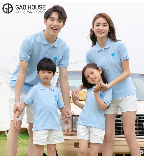 áo polo đồng phục gia đình hưng yên 