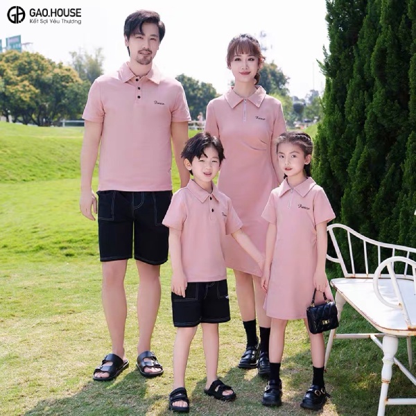 áo polo đồng phục gia đình ở Thái Nguyên đẹp