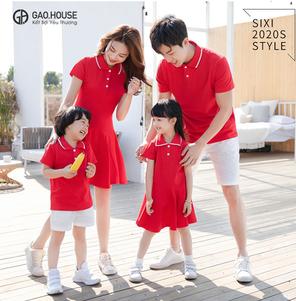 áo polo đồng phục gia đình vĩnh phúc 