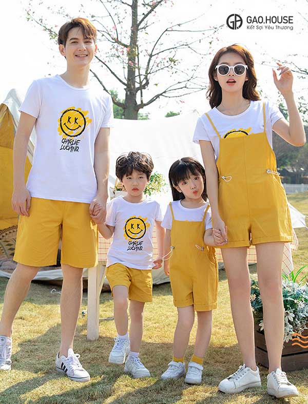 áo thun đồng phục gia đình đi biển tại Thái Nguyên 