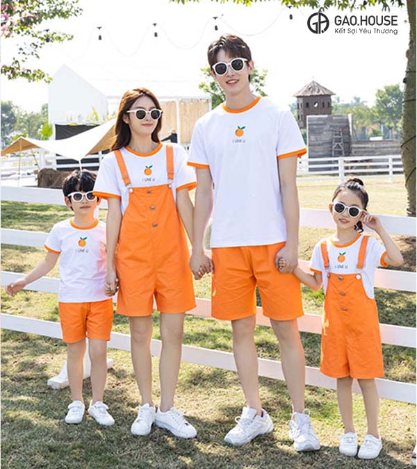 áo thun gia đình Hải Dương cổ tròn