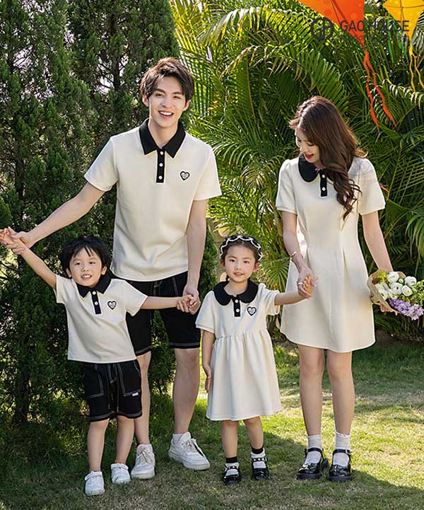 đồng phục áo polo gia đình tại gia lai