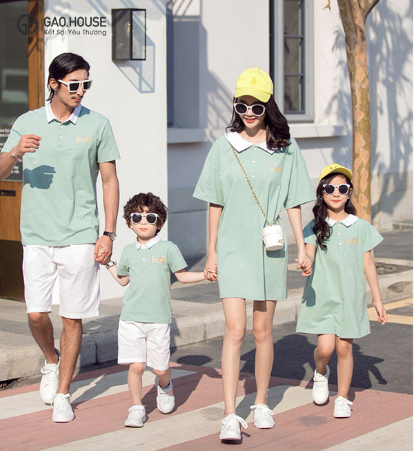 đồng phục áo váy gia đình hải phòng