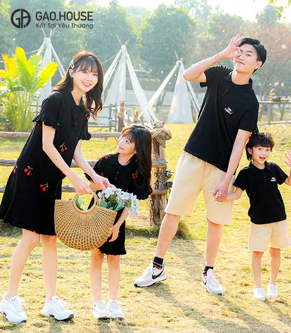 đồng phục áo váy gia đình hưng yên 