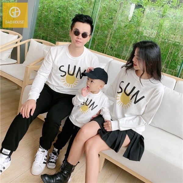 đồng phục gia đình mùa đông tại hải dương