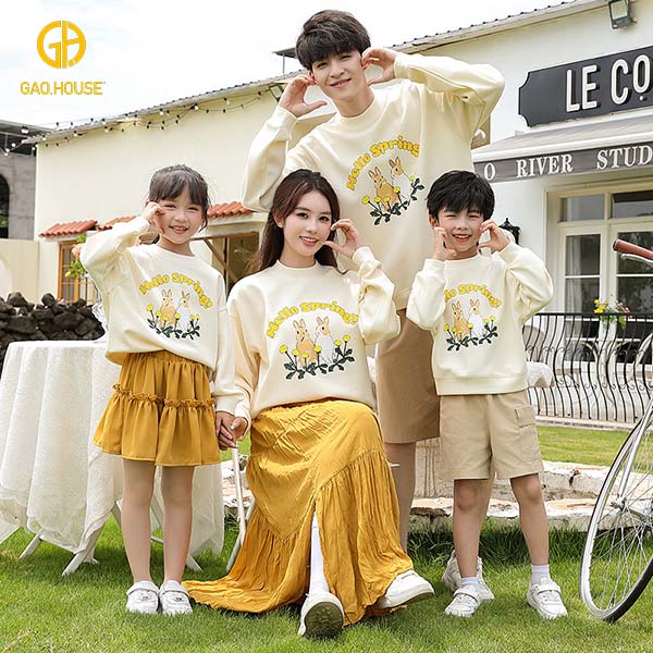 đồng phục gia đình mùa đông thái bình