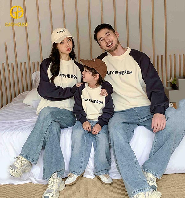 shop áo gia đình hà nội mùa đông 