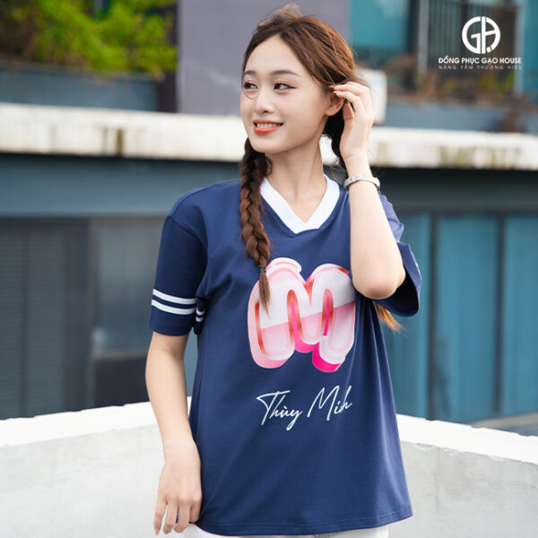 Áo phông nhóm cổ V