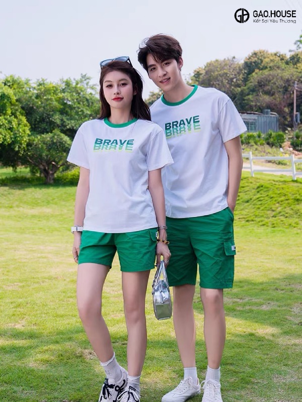 áo thun gia đình đi biển dáng oversize 
