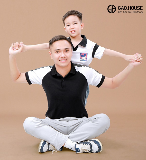 áo thun polo gia đình giá rẻ