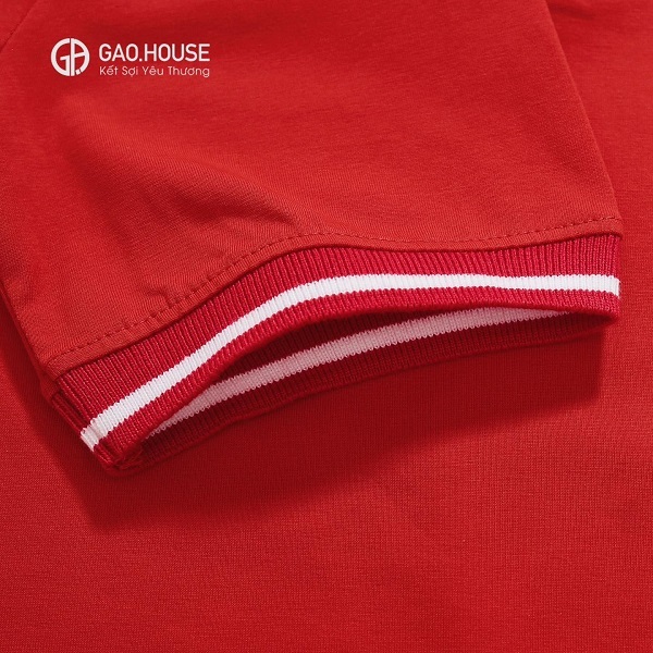 vải cotton 65/35 may áo polo đồng phục gia đình đi biển