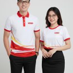 Áo Phông 3D Màu Trắng Phối Đỏ