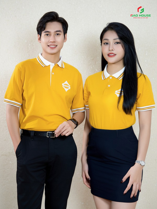 Áo Doanh Nghiệp Sun Group Màu Vàng
