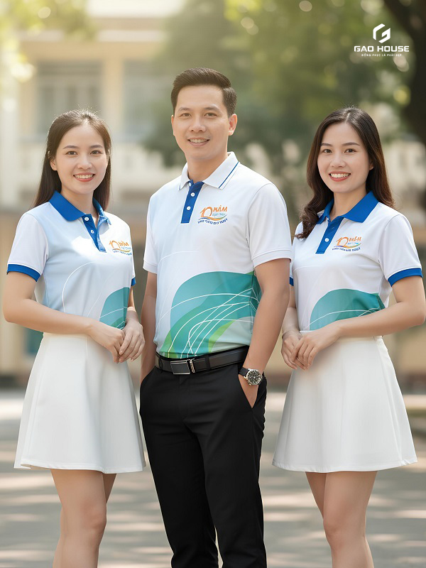 Áo Kỷ Niệm 10 Năm Họp Lớp Màu Trắng