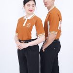 Áo Polo Đồng Phục Phê La Màu Nâu