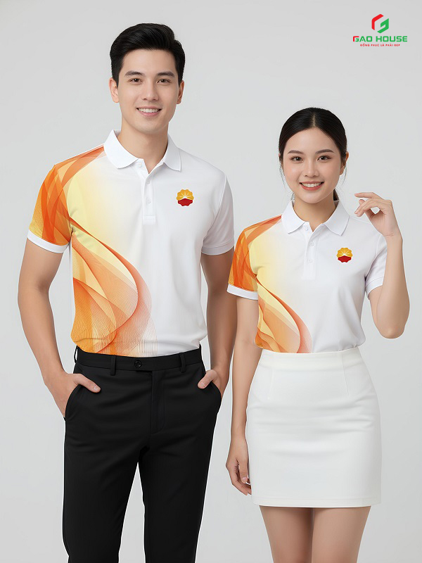 Áo polo đồng phục công ty 3D Cao Cấp