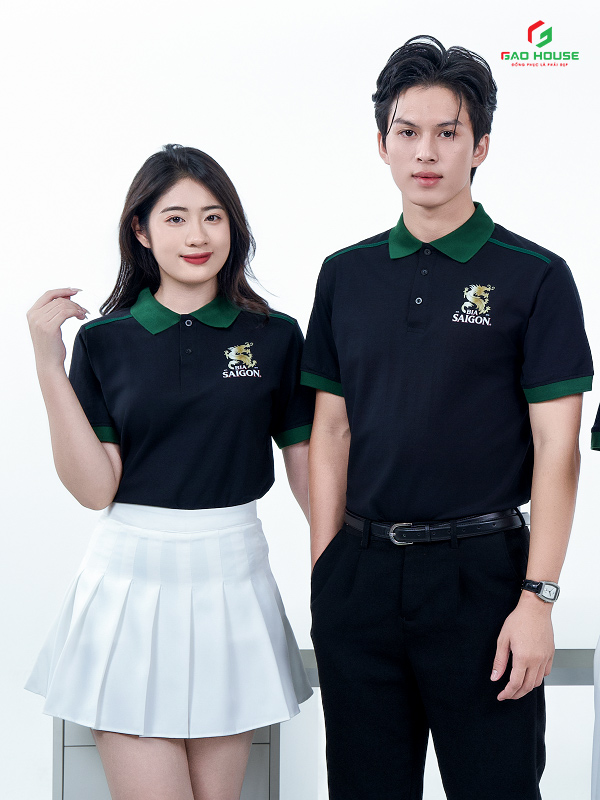 Đồng Phục Bia Sài Gòn Màu Đen