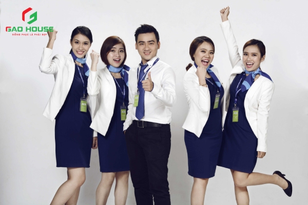 đồng phục giao dịch viên acb