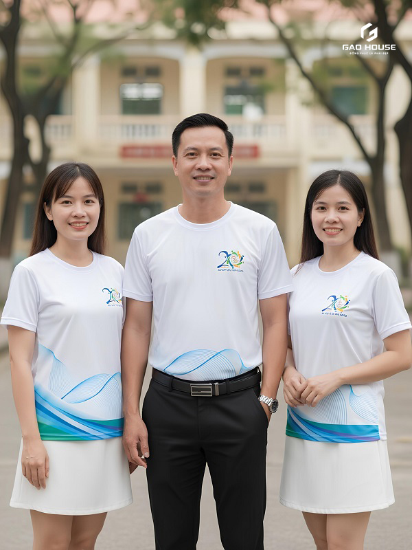 Đồng Phục Họp Lớp 20 Năm Màu Trắng