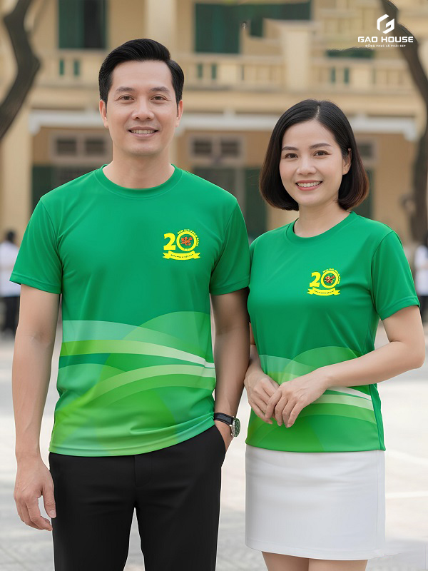 Đồng Phục Họp Lớp 20 Năm Màu Xanh Lá