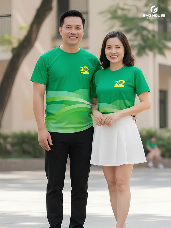 Đồng Phục Họp Lớp 20 Năm Màu Xanh Lá