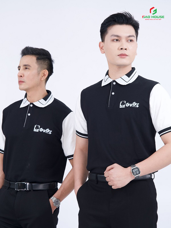 Đồng Phục Nhà Hàng Gogi Màu Đen Trắng