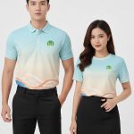 Đồng Phục Polo 3D Màu Xanh Ngọc
