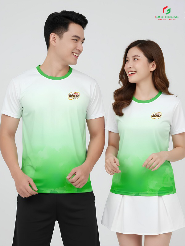 áo đồng phục milo cổ tròn