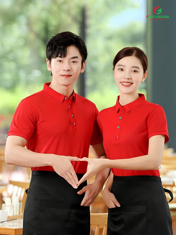 Áo đồng phục phụ bếp nhà hàng