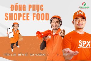 Đồng Phục ShopeeFood Màu Cam Thiết Kế Mới Đẹp, Đẳng Cấp