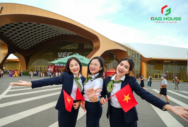 áo đồng phục Vietcombank