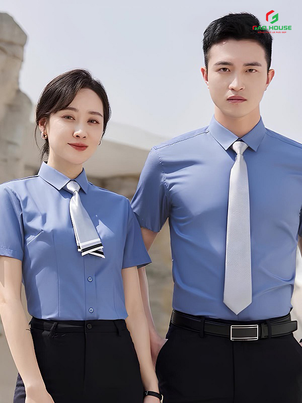 Áo sơ mi đồng phục GS25 đẹp