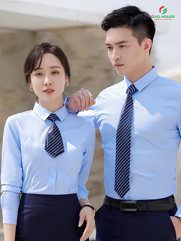 Áo sơ mi đồng phục ngân hàng