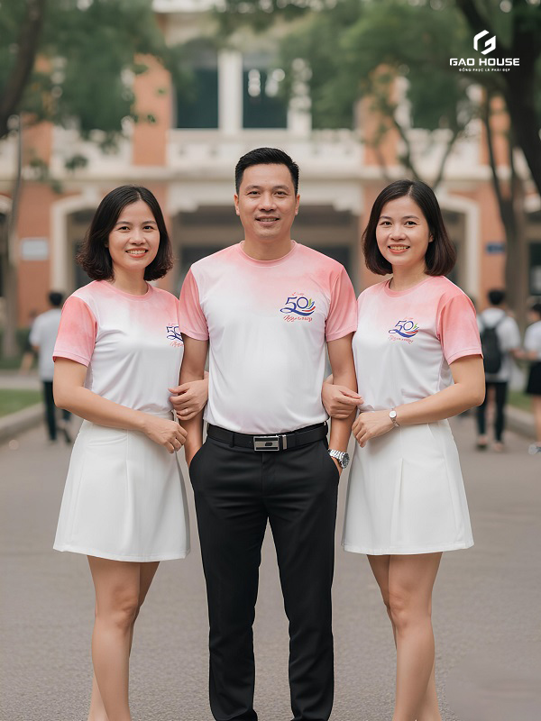 đặt may áo thun đồng phục họp lớp