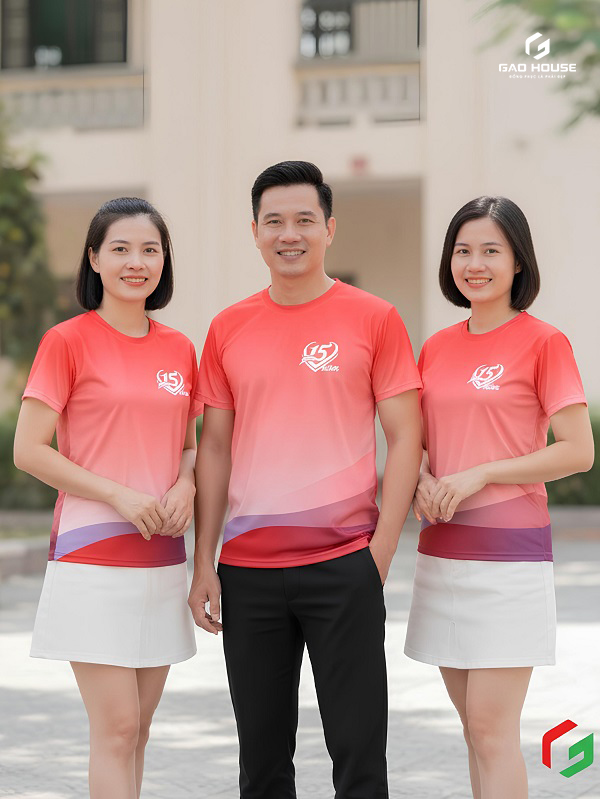 đồng phục họp lớp màu đỏ