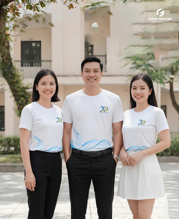 đồng phục họp lớp màu trắng