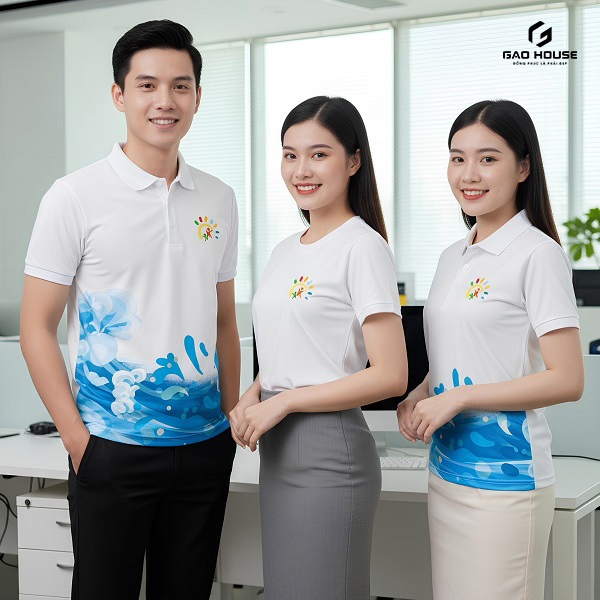 mẫu áo thun đồng phục công ty đẹp